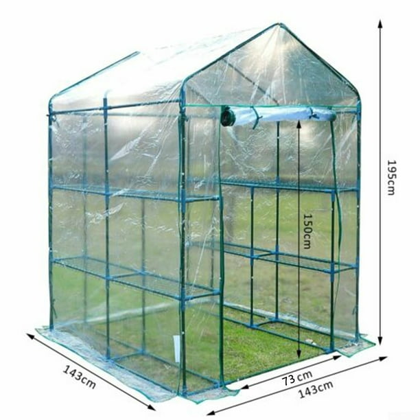 Mini Greenhouse PVC Plastic Garden Outdoor Plants Grow House Cover Accessories